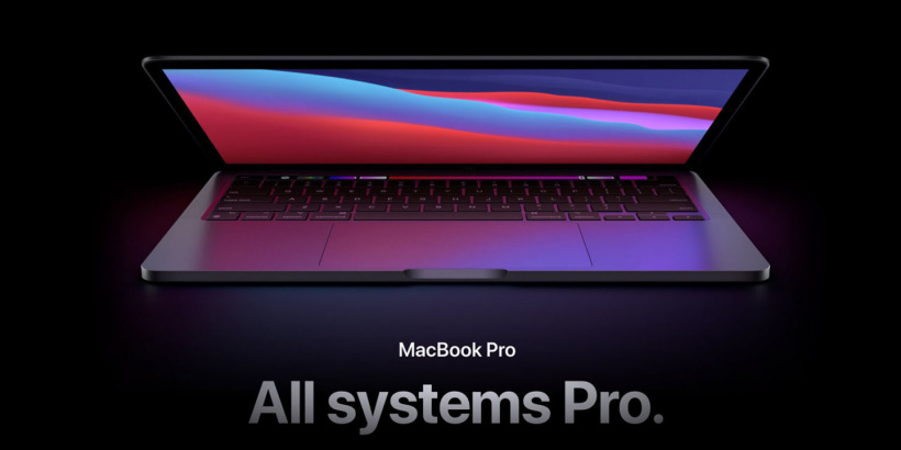 苹果M1X MacBook Pro新机曝光!边框更窄,品牌Logo去掉